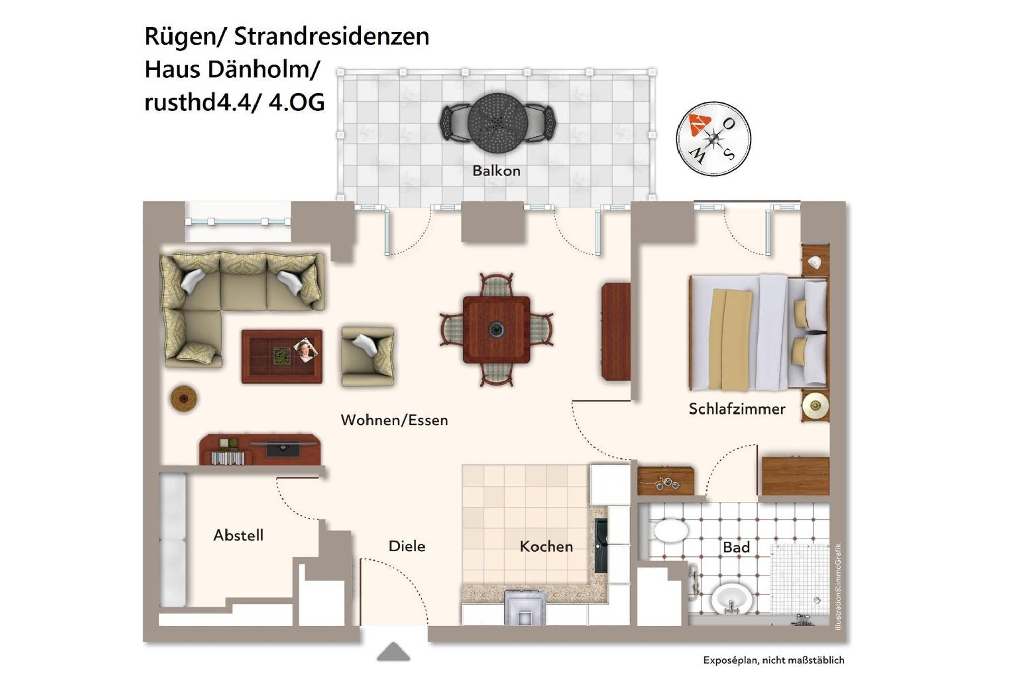 Apartment Strandresidenzen Strandresidenzen Haus Daenholm 4 4 Ostseebad Binz